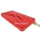 Кошелек женский с бантом красный на молнии Bristan Wero 117566 Red