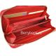Кошелек женский с бантом красный на молнии Bristan Wero 117566 Red