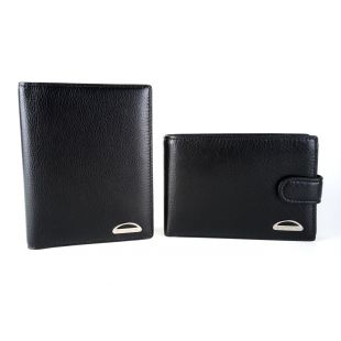 Мужской подарочный набор из 2-х кожаных аксессуаров в коробке с открыткой Braun Buffel 119326 X002
