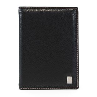 Кожаная обложка для автодокументов с картами Cosset 118865 Black